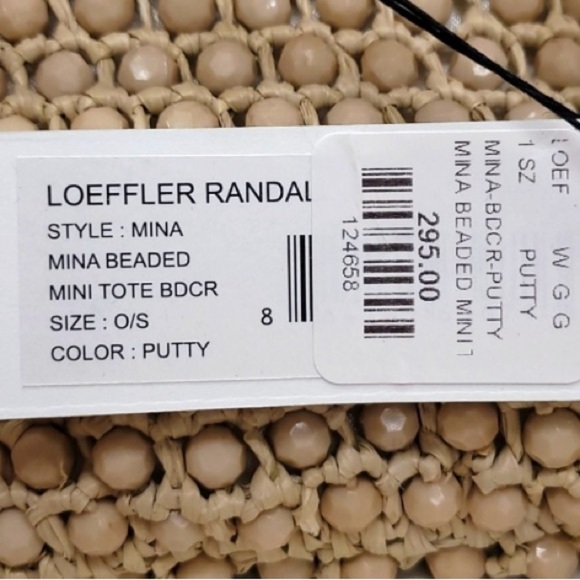 LOEFFLER RANDALL Mina Mini Beaded Tote Bag - $295. - Picture 15 of 16